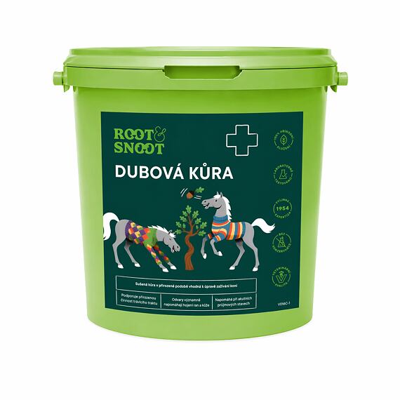 Root & Snoot Dubová kůra pro koně sypaná směs 1 kg