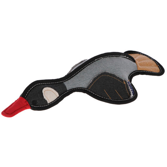 Pískací kachna Donald pro psy, 30 cm