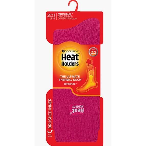 Dámské termopodkolenky HEAT HOLDERS malinové, vel. 37-42