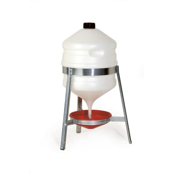 Barelová plastová napáječka SATURNO pro drůbež 30l