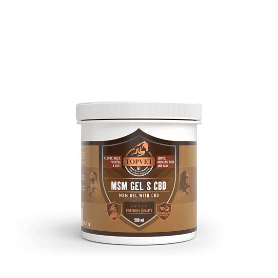 Topvet For Horses MSM GEL s CBD