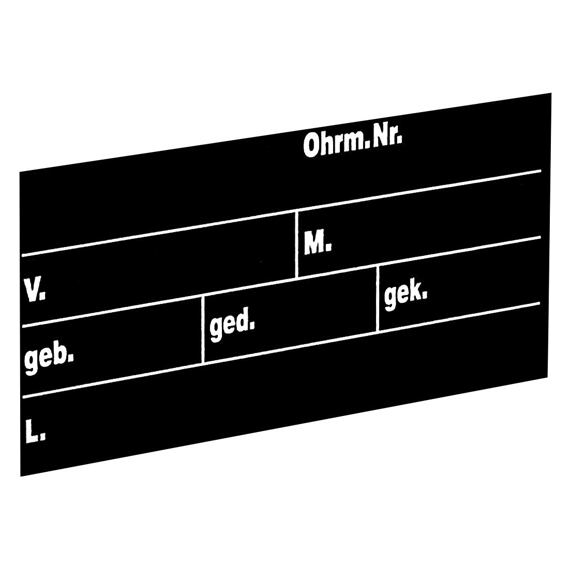 Tabulka stájová pro skot 40x22cm