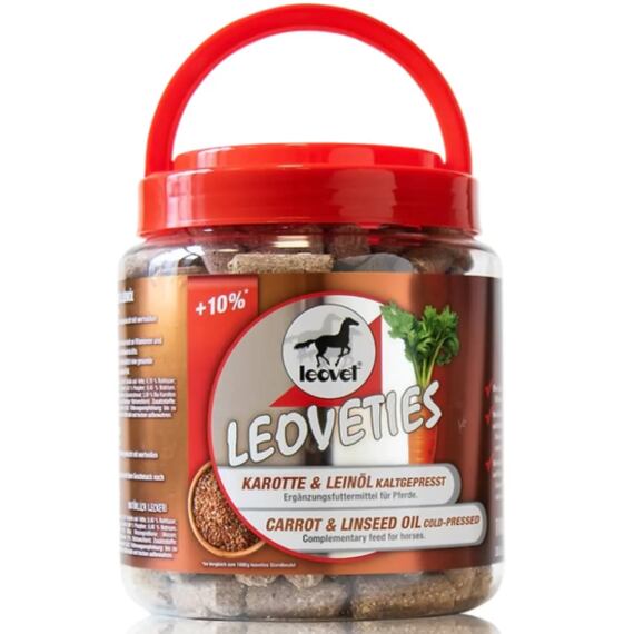 Pochoutky LEOVET Leoveties, mrkev/lněný olej, 1,1 kg