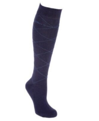 Podkolenky Check A/W 2020, tmavě modrá, 34-36