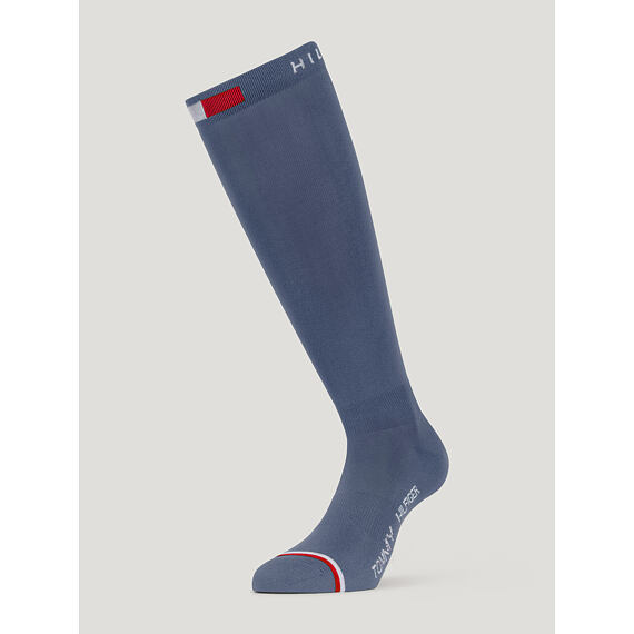 Podkolenky TOMMY HILFIGER Newburgh, kouřově modrá, vel. 39/42, kolekce S/S 2026