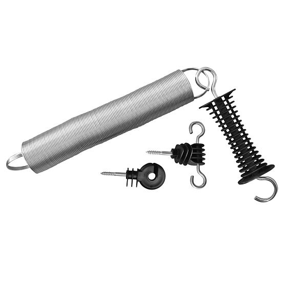 Vchod do ohrady 5m s rukojetí, pružinou a izolátory