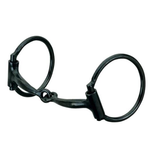 Westernové udidlo "D"  WeaverLeather, černá, vel. 12,5 cm