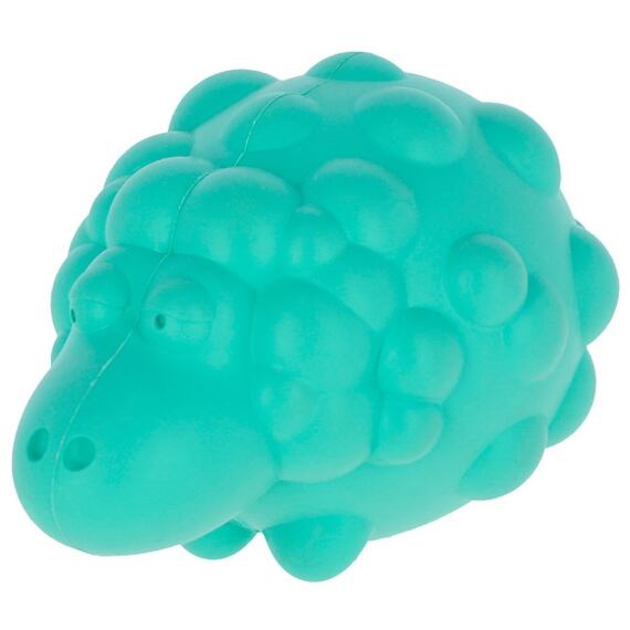 Dentální hračka pro psy ovečka ToyFastic s vůní slaniny, tyrkysová