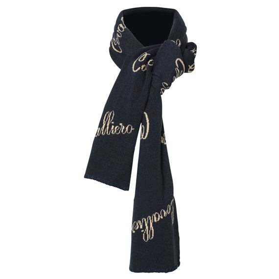 Šála Covalliero A/W 2022, tmavě modrá