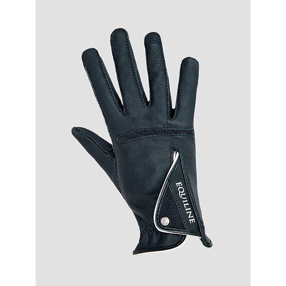 Jezdecké rukavice EQUILINE X-Glove, černá