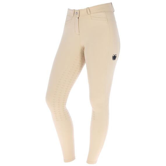 Dámské jezdecké rajtky s gripem Covalliero S/S 2024, smetanová
