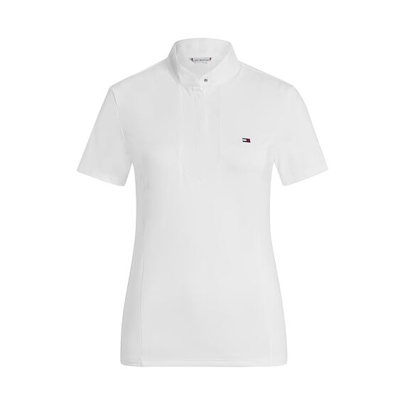 Závodní tričko TOMMY HILFIGER Avon, dámské, kolekce S/S 2025,bílá