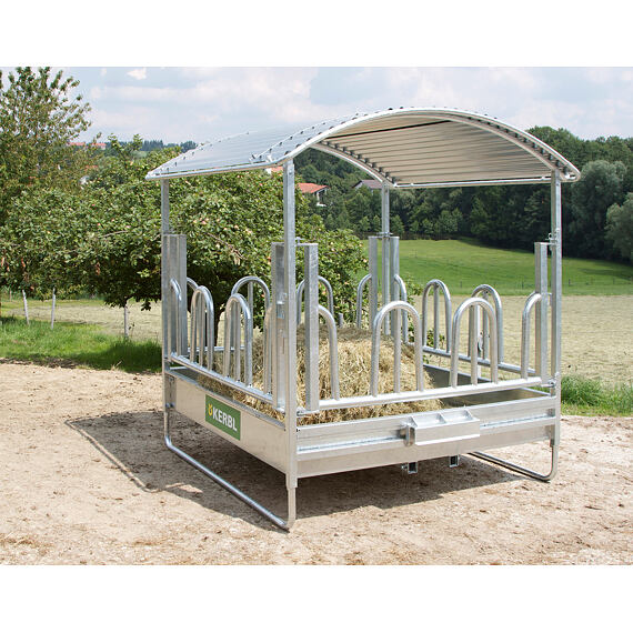 Hranaté příkrmiště pro skot a koně 2,12 x 2,12 x 2,5 m