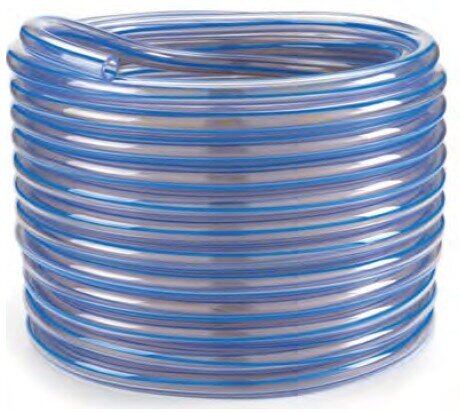 Plastová transparentní mléčná hadice, ⌀ 7,6 x 14,5 mm - 1m