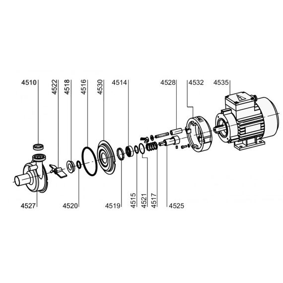 Rozpěrka čerpadla UP3