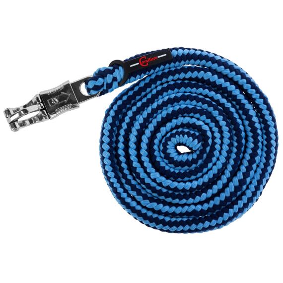 Vodítko Hippo s panic karabinou 200cm, Světle modrá / tmavě modrá