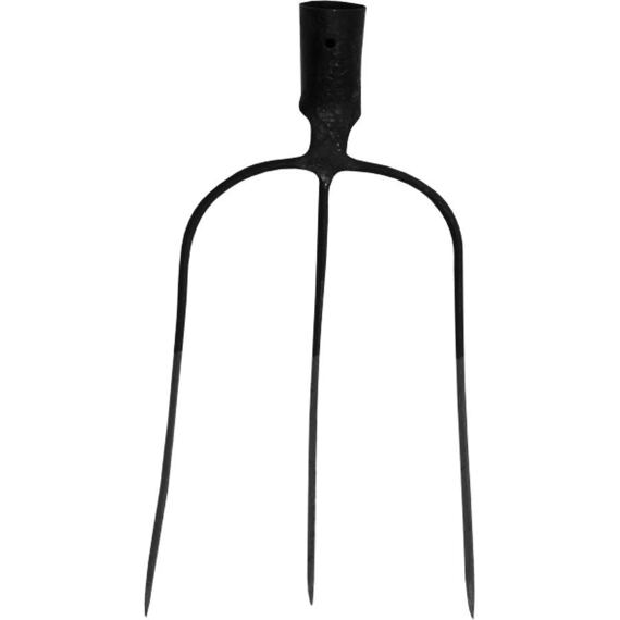 Vidle 3-hroté malé kované