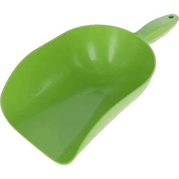 Lopatka na krmivo Kerbl 2000g, světle zelená, kulatá
