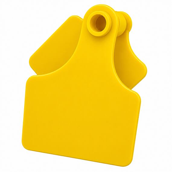 Ušní známky Primaflex bez popisu, žlutá, vel. 3, 25 ks/bal