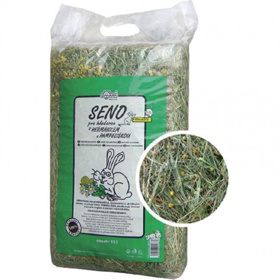 Seno s heřmánkem a pampeliškou 500g