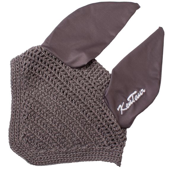 Čabraka na uši KENTAUR s výšivkou, tmavě šedá, vel: Full