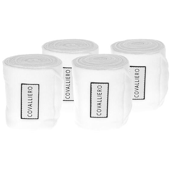 Bandáže Covalliero Fleece  S/S 2025, bílá