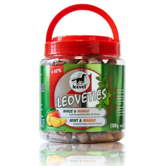 Pochoutky LEOVET Leoveties, máta-mango, 1,1 kg