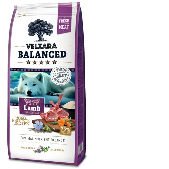 Velxara BALANCED Dry FM Dog Adult Monoprotein Lamb & Rice