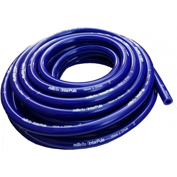 Silikonová mléčná hadice Milkrite o 16 x 27 mm, modrá, 1m