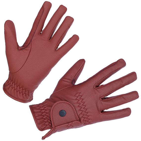 Jezdecké rukavice Covalliero A/W 2025, cihlová