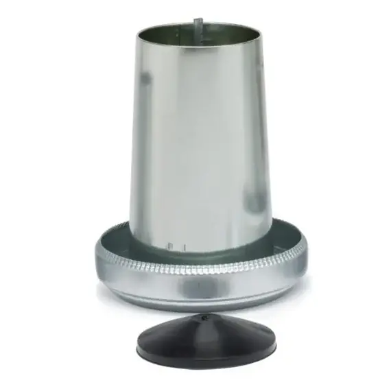 Tubusové krmítko pro slepice a krůty 40kg závěsné pozink.