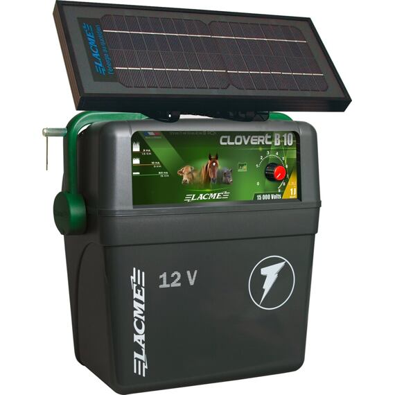Akumulátorový zdroj CLOVERT B10, 1J 12V + solární panel 7,2W