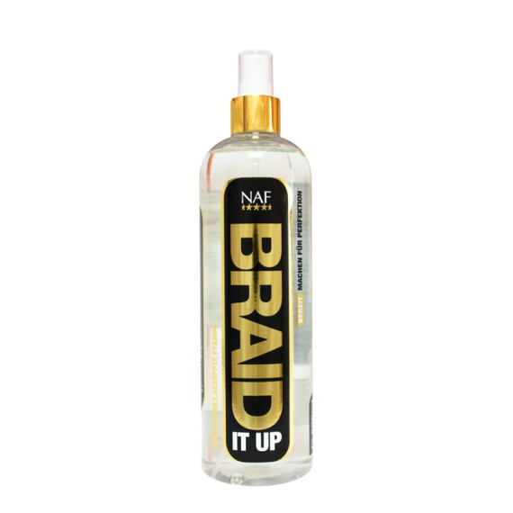 Sprej NAF Braid it up pro jednoduché zaplétání hřívy či ocasu, 500 ml