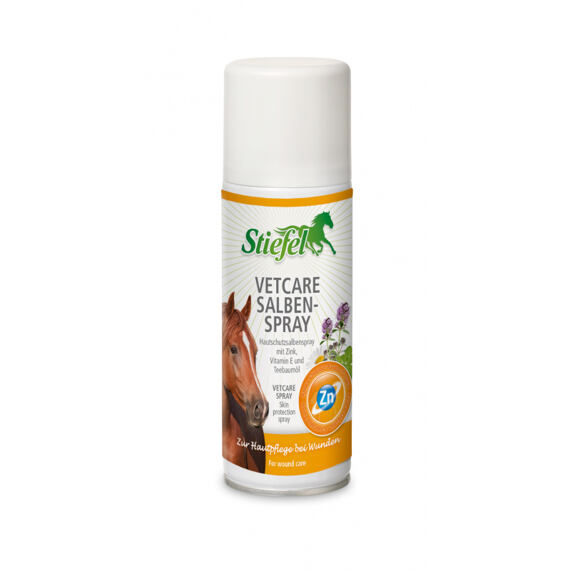 Ochranná mast ve spreji STIEFEL VetCare se zinkem, vitamínem E a tea-tree olejem, 200 ml