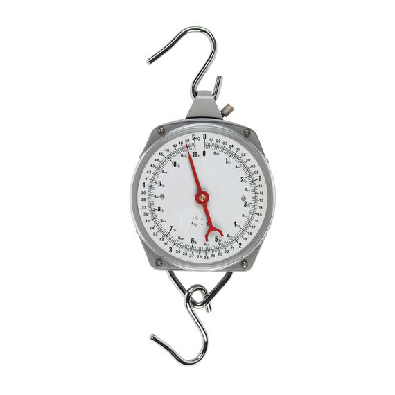 Závěsná váha s ciferníkem do 5 kg, dělení po 20g