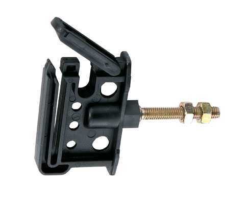 Zaklapávací izolátor na pásku do 40mm se závitem M6