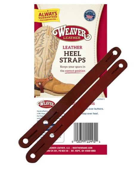 Kožené přidržovcí pásky na ostruhy Weaver Leather, 1 pár