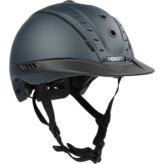Jezdecká helma CASCO Mistrall -2  Precision, matná petrolejová