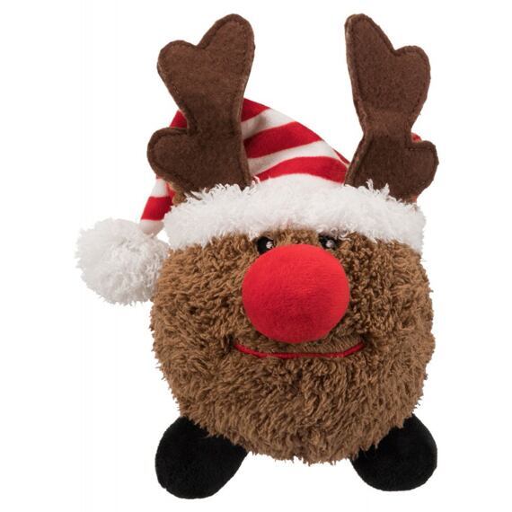 Vánoční hračka pes Míček Sob plyš 18-29cm