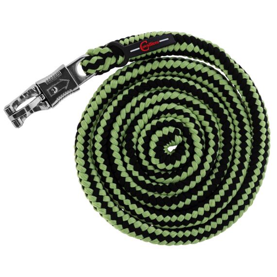 Vodítko Hippo s panic karabinou 200cm, Antracitová / limetková