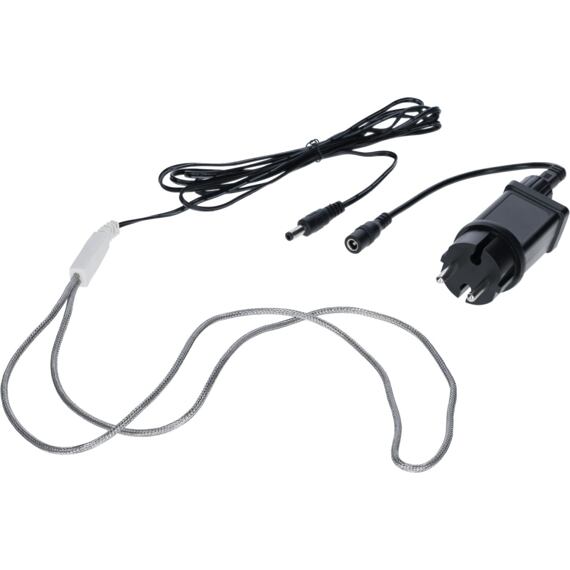 Vyhřívací kabel k miskám pro drůbež, 24V/10W, s napájecím zdrojem