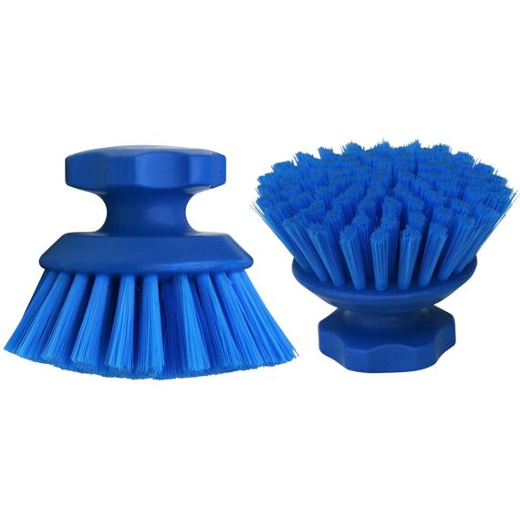 Kartáč na mléčné konve kulatý, modrý