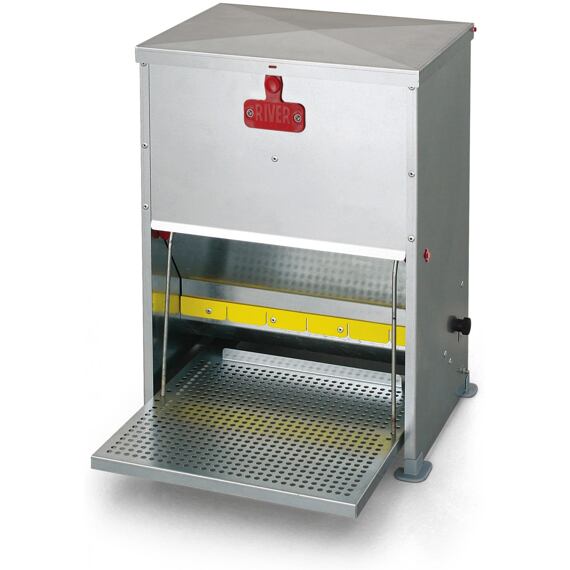 Nášlapné krmítko pro slepice 28 ltr.   cca 20 kg