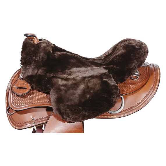 Potah na westernové sedlo z pravého beránku LproWest