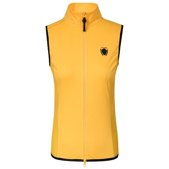 Dámská kombinovaná vesta Covalliero S/S 2024, žlutá