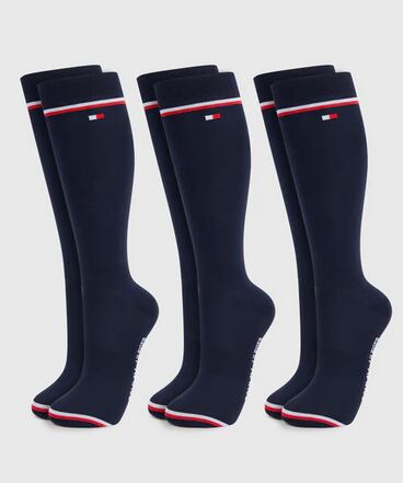Podkolenky TOMMY HILFIGER  EQUESTRIAN Byron, 3 páry