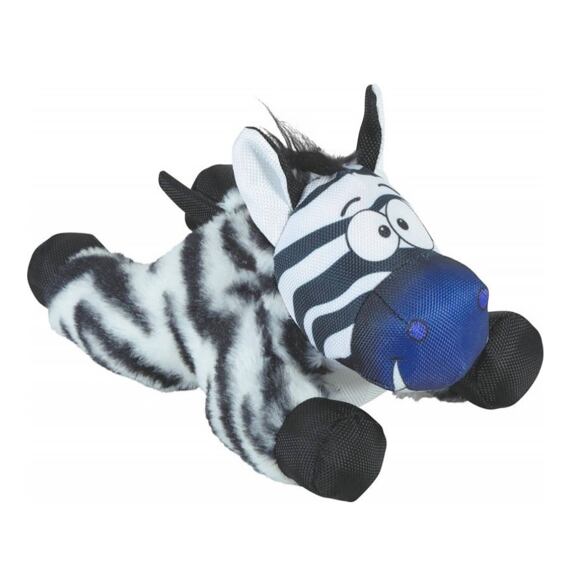 Hračka pes FRIENDS CALEB ZEBRA L plyš černobílá Zolux