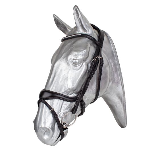 Uzdečka kožená KenTaur Speciál, černá, vel. Cob