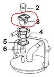Těsnění adaptéru vnitřní 15,5 mm pro LL90 a L02
