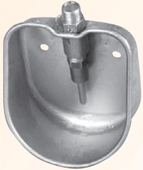 Antikorová misková napáječka pro prasata s regulací průtoku